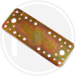 PIASTRA PER TRAVI diritta in acciaio TROPICALIZZATO L 65T