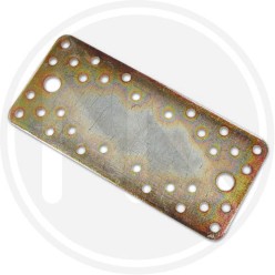 PIASTRA MAXI PER TRAVI diritta in acciaio TROPICALIZZATO L 90T