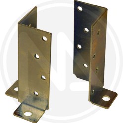 SUPPORTO ANGOLARE REGGIPILASTRI IN ACCIAIO tropicalizzato