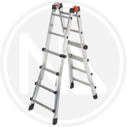 SCALA TELESCOPICA ALLUMINIO "PEPPINA" (dlgs150) GIERRE*