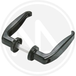 MANIGLIA per infissi IN alluminio NERO "210"
