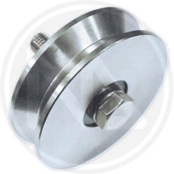 RUOTA PER CANCELLI CON BULLONE 2 C. GOLA "V" "FC305"