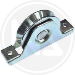 RUOTA PER CANCELLI SUPPORTO CHIUSO GOLA "V" "FC335"