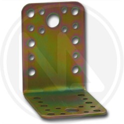 SUPPORTO PER PILASTRI CON PIASTRA ZINCATA BIANCA