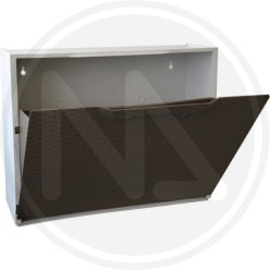 dovegrey-white RATTAN POLYPROPILENE MODULAR RACK SHOE "UNIKA"