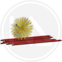 SWEEP KIT FOR FIRE PLACE FOR INOX PIPES