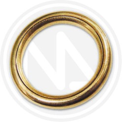 ANELLO in OTTONE per scorritenda