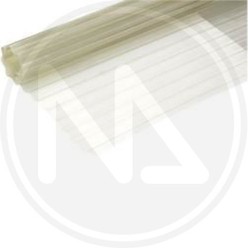 TRANSPARENT ROLL OF ONDULATE FIBERGLASS 30 MT.