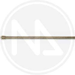 spring loaded shiny brass net rod with suction disk