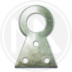 ATTACCAGLIA FISSA in acciaio lucido