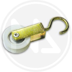 CARRUCOLA stendibiancheria con ruota in nylon