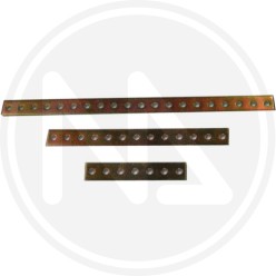 STRAIGHT PERFORATED PLATE IN TROPICALISED STEEL