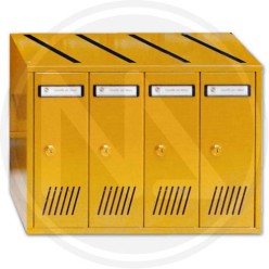 CASSETTA POSTALE BRONZO PER INTERNO AD ELEMENTI "3170" SILMEC