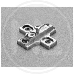 BASE PER cerniera in acciaio b2r3e09/15 SALICE