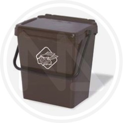 WASTE BIN X DIFFERENTIATED With LID and handle