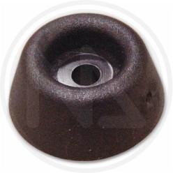 BLACK conical truncated rubber tip