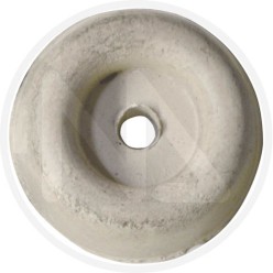 WHITE conical truncated rubber tip