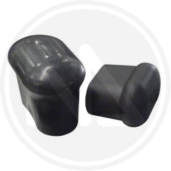 oval external rubber tip