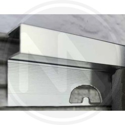 PROFILO ALLUMINIO ARGENTO SATINATO "QUADRATO" (JOLLY)