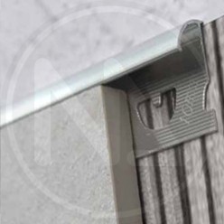 PROFILO ALLUMINIO ARGENTO satinato "TONDO APERTO" (JOLLY)