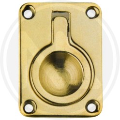 HANDLE FOR BUILT-IN FURNITURE POLISHED BRASS