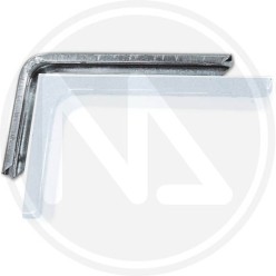 MENSOLA PER ARREDAMENTO rivestita colore bianco