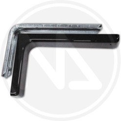 MENSOLA PER ARREDAMENTO rivestita colore nero