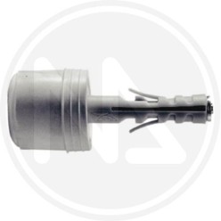 RUBBER bumper with NYLON plug