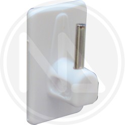 RECTANGULAR pvc sticker hook for net rods