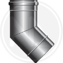 stainless steel ANGLE FOR EXHAUST PIPE "SPEEDY 02"