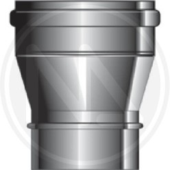 stainless steel INCREASE FOR EXHAUST PIPE "SPEEDY"