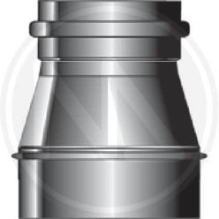 stainless steel REDUCTION FOR EXHAUST PIPE "SPEEDY"