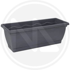 flower rectangular pot "ANTRACITE"