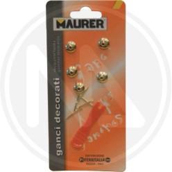 metal picture hooks "TONDINO ORO PICCOLO" MAURER