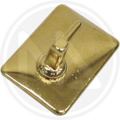 GANCIO PER BRIS BRIS RETTANGOLARE in acciaio ORO