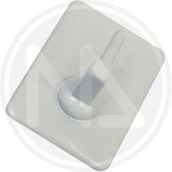 RECTANGULAR steel hook sticker for curtain rods