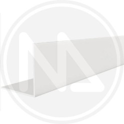 "ANGULAR" WHITE PVC PROFILE