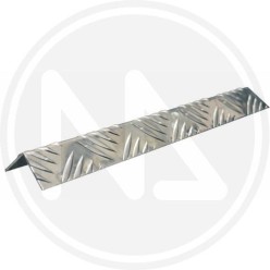 PROFILO IN ALLUMINIO CROMATO CHICCO DI RISO "ANGOLARE"