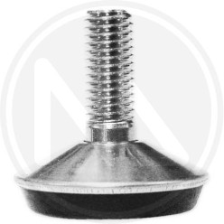 CHROMED ADJUSTABLE PROTECTIVE STUD FOR FURNITURE