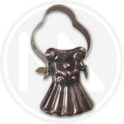 PINZETTONE per tende "BAROCCO" BRONZATO