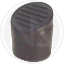 external rubber tip tilted