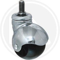 RUOTA in nylon CON PERNO girevole "mdf GLOBUS"