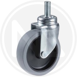 rubber wheel with revolving hinge "df7 FORCELLA"