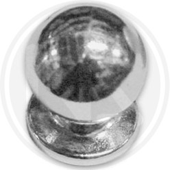 CHROME alloy knob for furniture 1210
