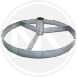 STEEL BASE WITH FIXING SCREW