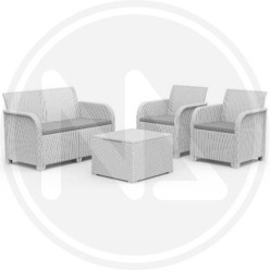 LIVING ROOM RESIN "ROSALIE" WHITE KETER