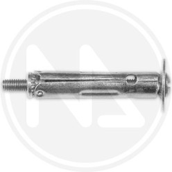 mini steel plug with screw