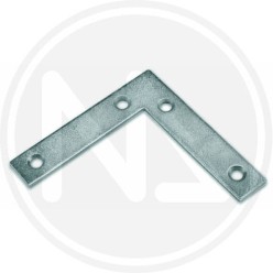 ZINC-COATED steel bolstering plate