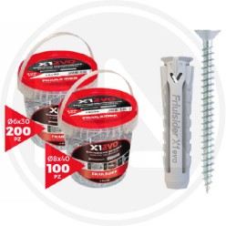 NYLON ANCHORS WITH "X1 EVO" SCREW FRIULSIDER