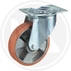 POLYURETHANE WHEEL WITH REVOLVING PLATE  "AVCP"